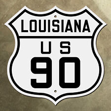 Louisiana US route 90 highway marker road sign shield New Orleans Lake Charles picture
