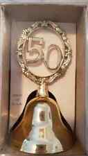 Vintage 50th Anniversary Brass Bell picture