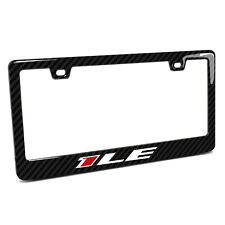 Chevrolet Camaro 1LE 3D Real Carbon Fiber Finish ABS Plastic License Plate Frame picture