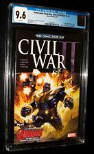 CGC CIVIL WAR II Free Comic Book Day Variant #1 2016 Marvel Comics CGC 9.6 NM+ picture