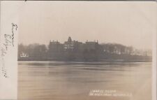 Inebriate Asylum on Ward’s Island from Astoria Long Island c1900s RPPC Postcard picture