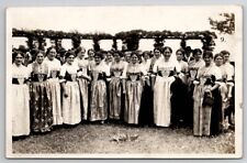 Rorschach RPPC 1933 Ladies In Traditional Costume Switzerland Postcard U28 picture