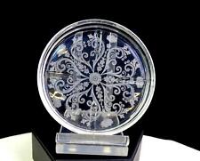 Cambridge Glass Chantilly Etched Rare Round Vintage 3 3/8