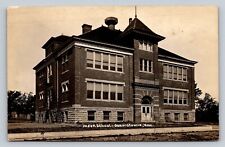 c1913 RPPC Meek School Osawatomie Kansas Real Photo P281A picture