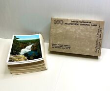 100 Complete Set Haynes Yellowstone National Park Golden Anniversary Postcards picture