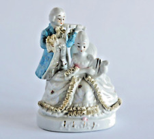 Antique Figurine Duet Porcelain 1970s Nichevin GGR 17 cm Decor picture