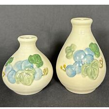 METLOX Poppy Trail Sculptured Blue Grape Vintage Salt and Pepper Shakers picture