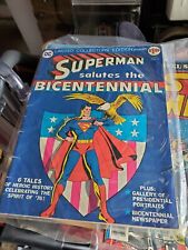 limited dc superman oversized comic book rare salutes the bicentennial... picture