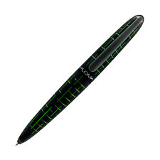 Diplomat Elox Matrix Ballpoint Pen in Ring Black/Green - NEW in Box - D40363040 picture