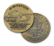 US Army M-60 General George Patton Jr Tank Military Challenge Coin picture