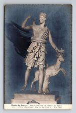 RPPC NEURDEIN Freres ND PHOT Statue Diana Artemis Huntress Paris Postcard picture