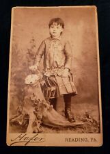 Cabinet Card- Pretty Little Girl. Reading, PA. picture
