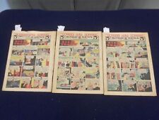 1945-1946 NEW YORK SUNDAY NEWS COLOR COMICS SECTION - LOT OF 3 - NP 4977 picture