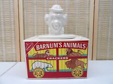 Vintage 1972 McCoy Nabisco Barnums Animal Crackers Cookie Jar Circus Clown RARE picture