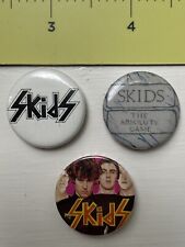 Skids 1979-80 Vintage Original Pins Badges Pin-backs The Absolute Game Set of 3 picture