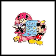 Disney Pin 51687 Valentine Love Letter Mickey and Minnie 2007 Disneyland picture