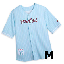 Disneyland Resort Baseball Jersey Adult MEDIUM Pinstripe Disney Shirt picture
