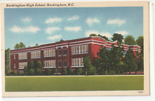 Rockingham High School-Rockingham, North Carolina NC-c.1930s or1940s postcard picture