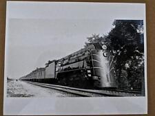 Photo:1939 C&NW Streamlined 4-8-4 E4 Type Seam Loco 4000 at West Chicago picture