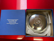 SALISBURY PEWTER 5” Round JEWEL BOX United States Senate Engraved picture