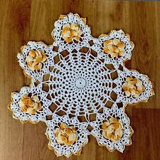 Vintage Handmade Crochet Doily 17