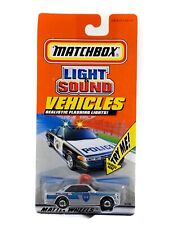Matchbox Mercedes AMG 500 SEC Police Light & Sound Vehicles Rare All Orange Card picture