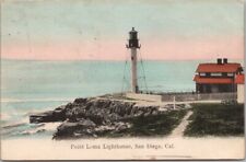 Vintage 1907 SAN DIEGO California Hand-Colored Postcard 