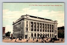 Cleveland OH-Ohio, United States Post Office, Custom House Vintage Postcard picture