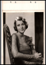 Hollywood Beauty FRANCES DEE 1930s STYLISH POSE STUNNING PORTRAIT Photo 685 picture