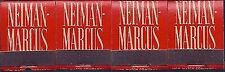 Four Vintage Neiman Marcus Dallas Tx Lion Co Midget Matchbooks 14-Stick picture