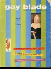 GAY BLADE Vol. 2 No. 2  October 1957 Pin-Up Girlie Magazine BILL WENZEL vv picture