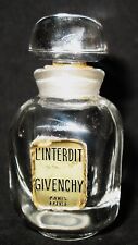 L' Interdit by Givenchy Empty Cystal Perfume Bottle made in Paris France picture