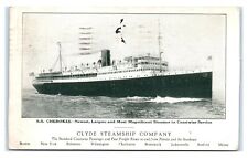 Postcard SS Cherokee, Clyde Steamship Company 1925 T18 picture