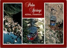 Postcard Aerial Tramway Palm Springs California  [ce] picture