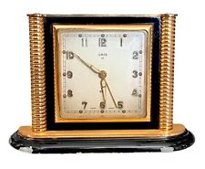 Antique Oris 8 day 15 jewels alarm clock, swiss made Rare picture
