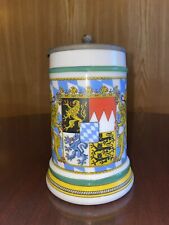 Vintage Von Bayern Coat Of Arms BEER STEIN With Lid. picture