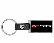 Corvette Z06 Car Chrome Leather key ring  Key Chain Fob Luxury cars picture