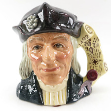 Royal Doulton D6891 CHRISTOPHER COLUMBUS Character Toby Jug Figurine 1991 LARGE picture