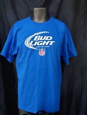 Bud Light  Budweiser (NFL Official Beer sponsor ) X 2 Tee shirts size L/ /L@@k picture