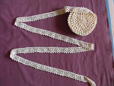 Beautiful Vintage Hand Made Lace 10m/3.5cm(393''x1.5'') #1121 picture