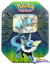 Pokémon TCG Elemental Power Factory Sealed Tin Vaporeon-GX-4 Packs,Foil+ picture