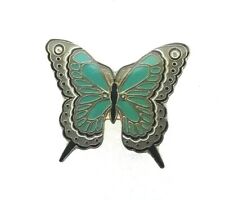 Butterfly Lapel Hat Pin - Green  picture