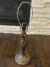 antique metal table lamp base picture
