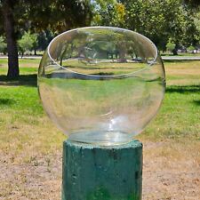 Vintage Clear Globe  Glass Terrarium 13