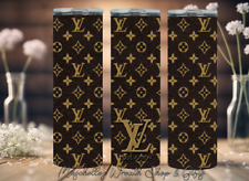 Faux LV Insulated 20oz Skinny Travel Tumbler Luxury picture