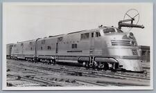 Railroad Photo - Burlington Route #9915 Silver Carrier Zephyr Galesburg IL 1941 picture