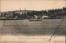 Turkey Istanbul View of the Golden Horn taken from Eyup Max Fruehtermann Vintage picture