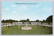 Postcard Magnolia Park Motel Orange City Florida picture