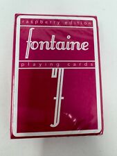 Fontaine Raspberry Edition Playing Cards In Hand SEALED NEW Limited 1/2500 Decks picture