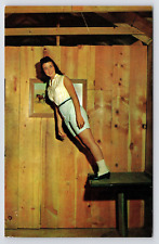 c1950s Mystery Hill Mystery Table Illusion Girl Marblehead Ohio OH  Postcard picture